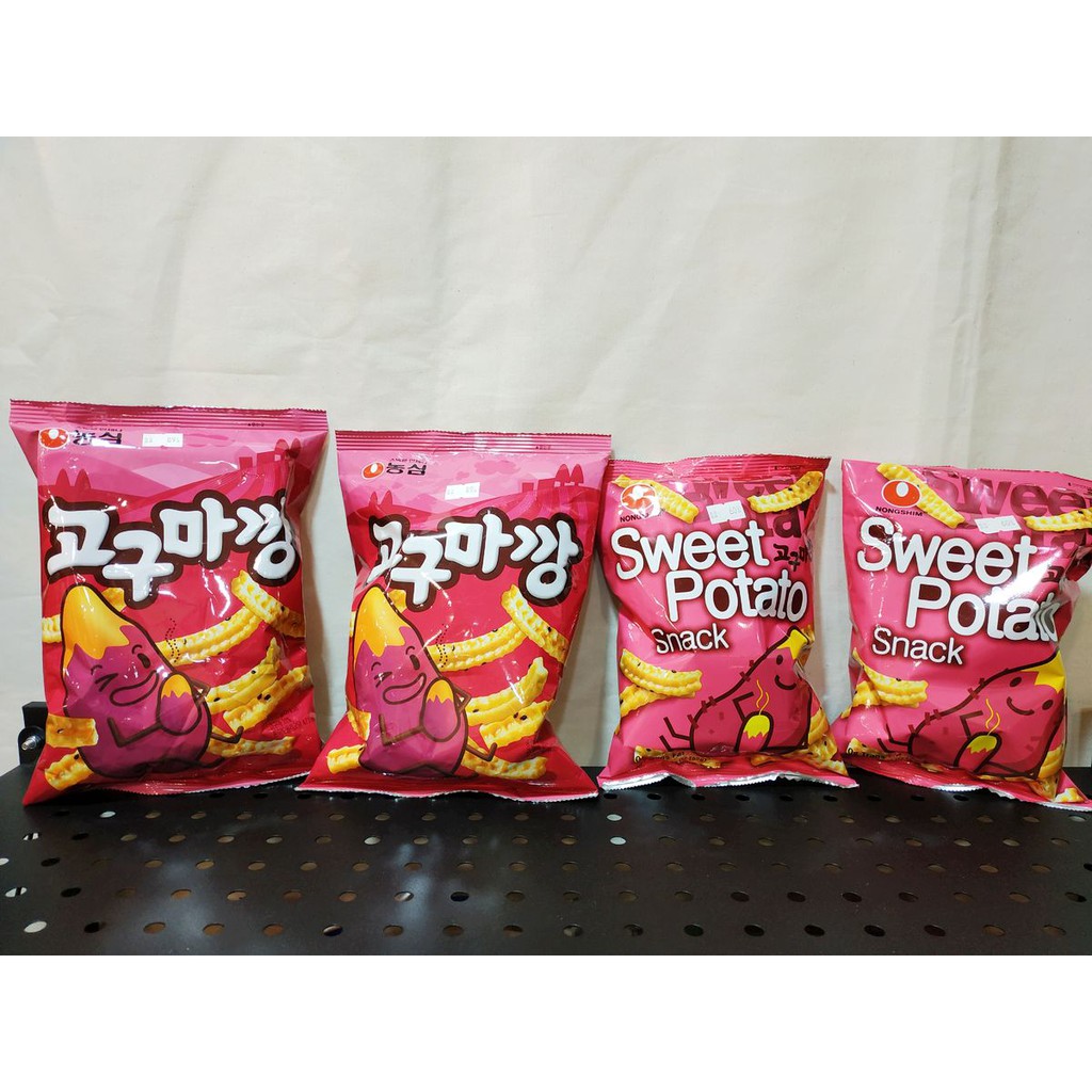 【現貨】韓國 代購 零售 農心 地瓜 芝麻 脆條 餅乾