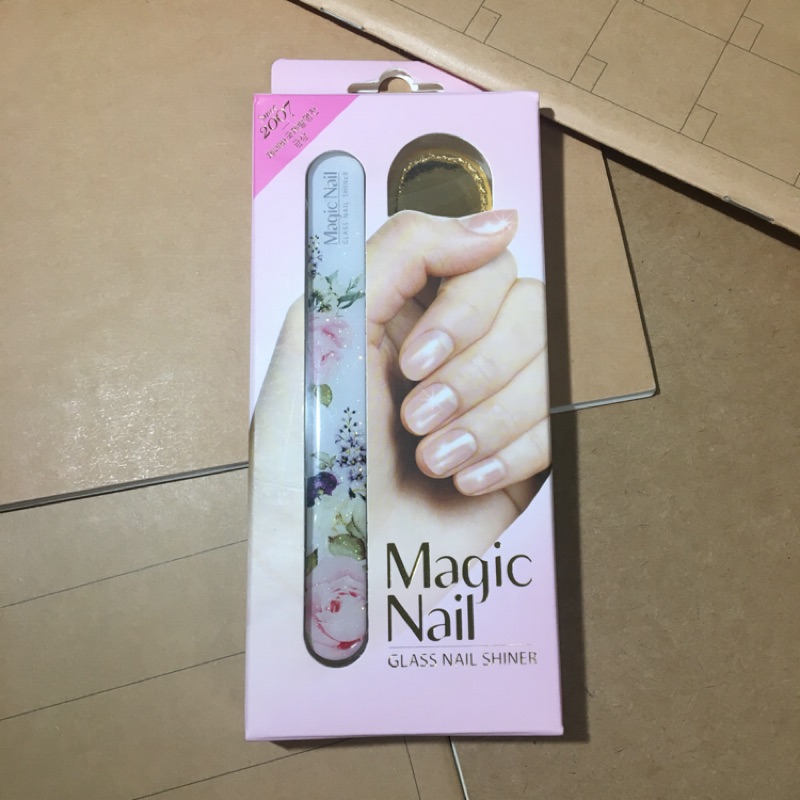 韓國 Magic Nail 美甲磨光打磨 玻璃指甲銼 拋光條 亮甲神器 專業美甲工具