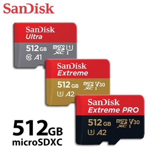 SanDisk晟碟 512GB Ultra Extreme microSD卡 小卡 A1/A2 手機平板適用 保固公司貨