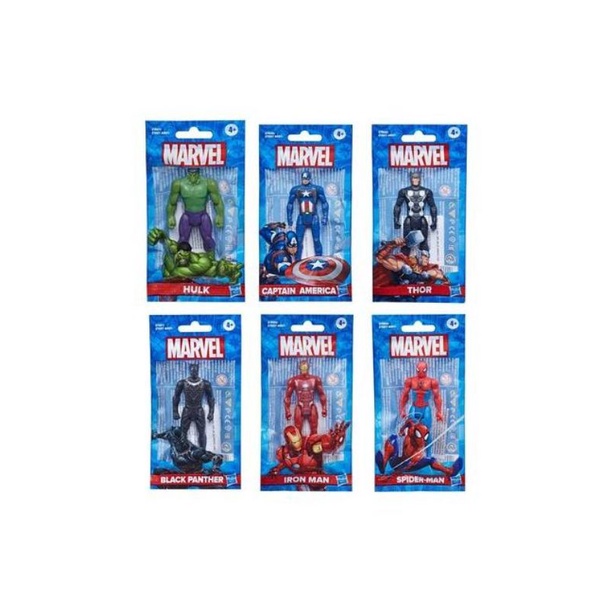 Marvel 漫威 基本人物組 浩克 美國隊長 雷神索爾 黑豹 鋼鐵人 蜘蛛人 3.75吋 復仇者聯盟 1/18 綠巨人