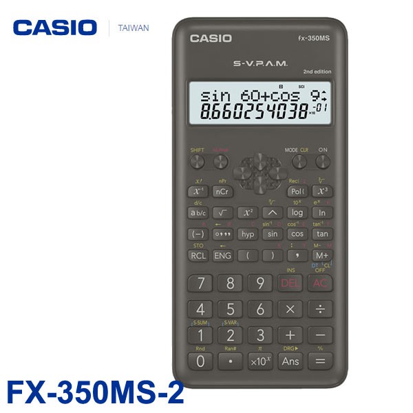 【3CTOWN】含稅附發票【公司貨附保卡】CASIO卡西歐 FX-350MS-2 工程型計算機 FX-350MS 2代