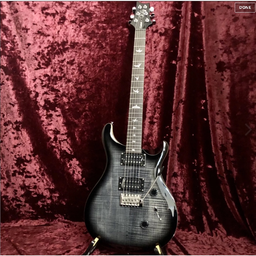 PRS SE Custom 24 黑色虎紋