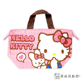 Sanrio 三麗鷗 【 Kitty 粉 束口提袋 】Hello Kitty 凱蒂貓 束口袋 提袋 菲林因斯特