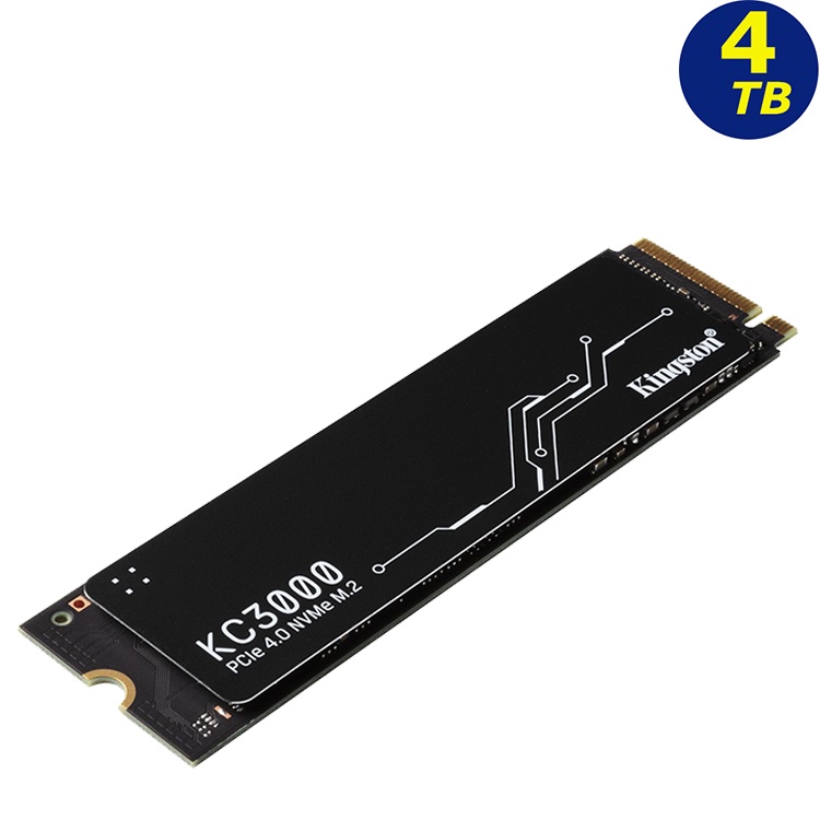 金士頓 Kingston KC3000 4TB 4096GB PCIe 4.0 NVMe M.2 SSD 內接固態硬碟