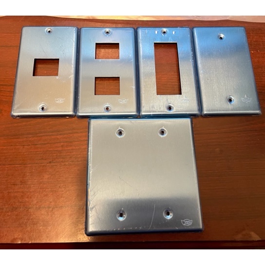 【勁來買】ST蓋板 不鏽鋼蓋板 不銹鋼蓋板 ST開關插座面板 盲蓋、1孔、2孔、3孔，單連、雙連