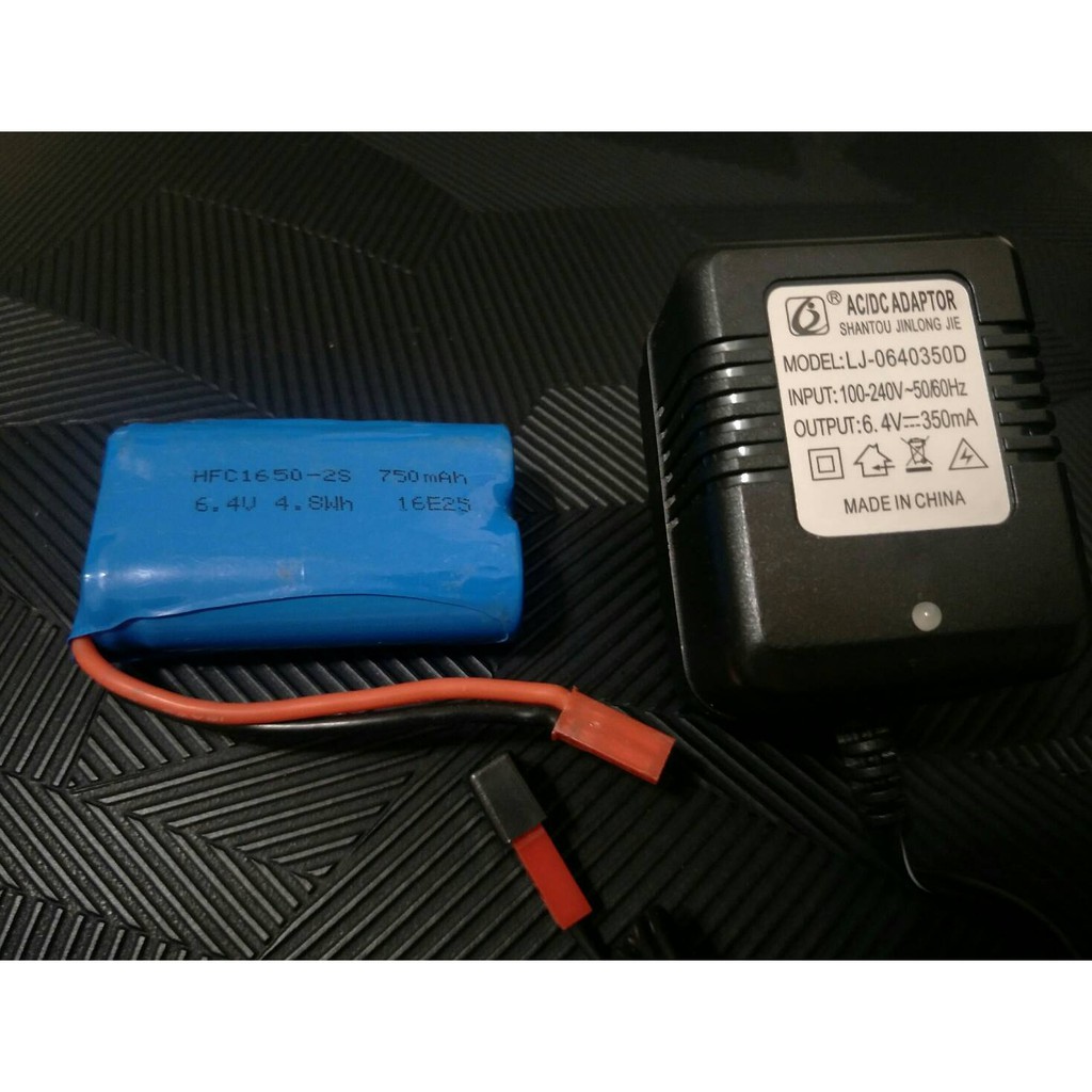 偉力 A959-A A9799-A 1/18遙控車 專用電池6.4V 750MAH +充電器