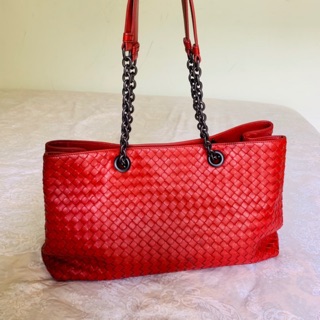 正品Bottega Veneta 編織包 雙鍊肩揹包