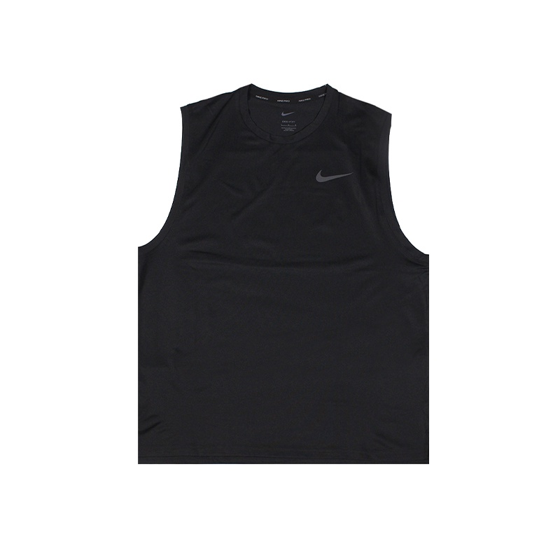 [現貨]沃皮斯 Nike Pro Dri-FIT 無袖 訓練 運動 健身上衣 小logo 黑 男款 CZ1185-010