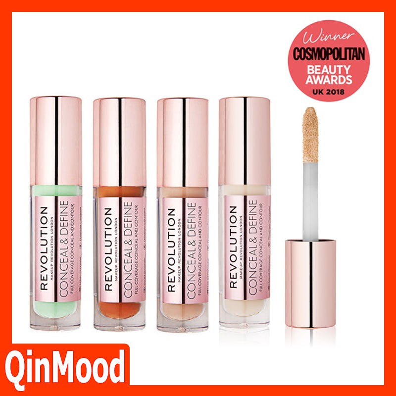 搬家現貨出清 Revolution 遮瑕 黃色紫色校色遮瑕膏 Concealer｜QinMood Tarte