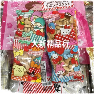 [現貨] 北陸 凱蒂貓 Hello Kitty 蝴蝶結4連餅乾［大新精品行］