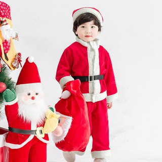 [現貨]聖誕男童長袖長褲套裝 附聖誕帽 童裝 套裝 聖誕童裝