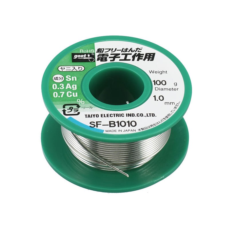 *班尼商行*日本goot 無鉛含銀焊錫100g 1.0mm SF-B1010