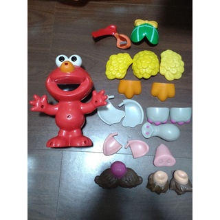 芝麻街talking silly elmo 換裝公仔