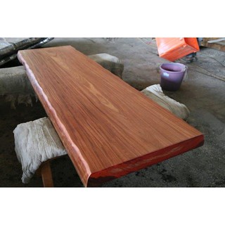 巴西花梨木原木桌板實木桌含腳架 蝦皮購物