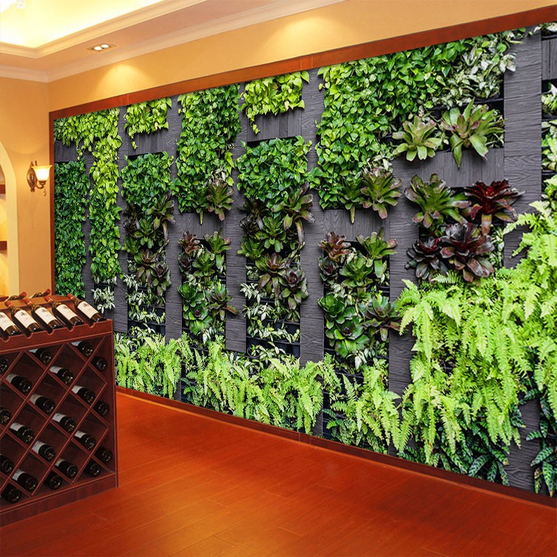 仿真草坪花草植物壁紙清新綠室內牆面裝飾餐廳創意3d立體背景牆紙 Feghoamm 蝦皮購物