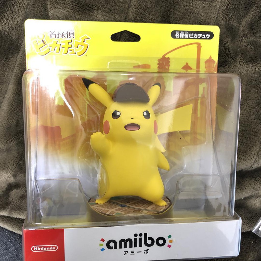 訊地ノ心 寶可夢中心 名偵探皮卡丘 Amiibo 限定公仔 蝦皮購物
