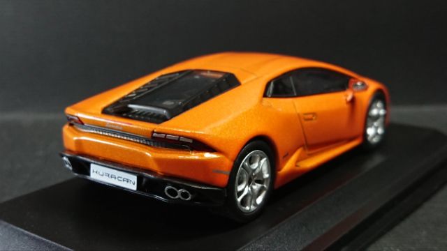 經典車坊】1/43 1:43 Lamborghini Huracan LP610-4 2014 橘色模型by 