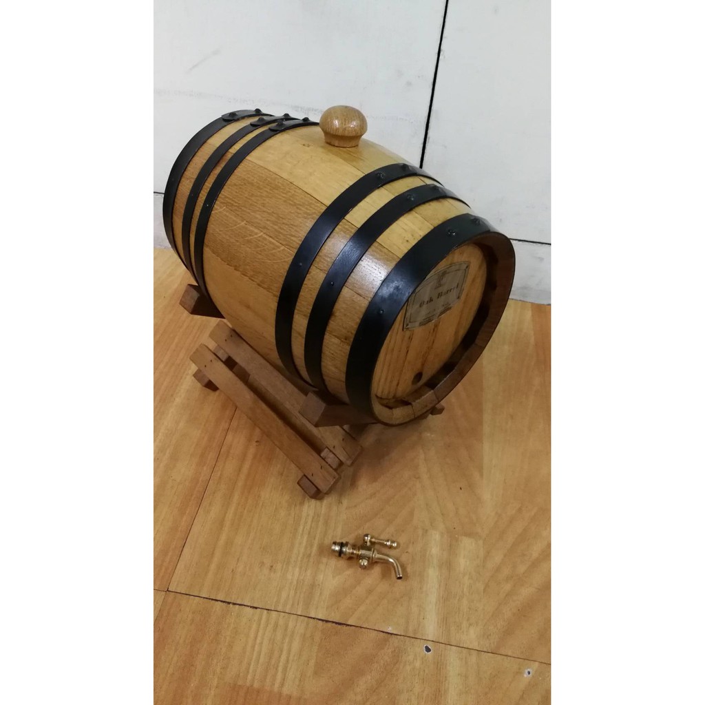 全新台灣製橡木桶4l 手工精美儲酒桶釀酒桶木質好限量賣完就沒有了 蝦皮購物