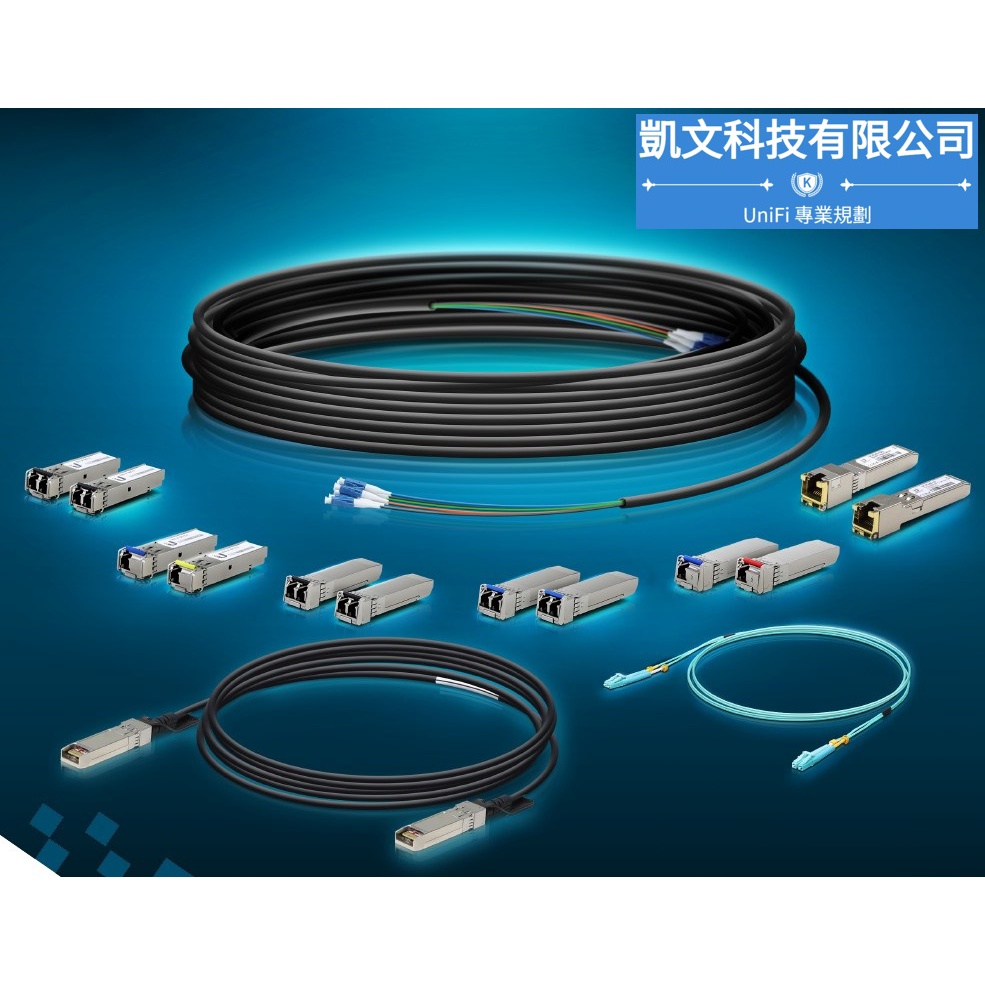 【UniFi專業賣家】原廠 10G DAC Cable UDC-1 UDC-3 UC-DAC-SFP+ 凱文科技