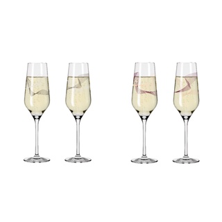 【德國RITZENHOFF】 KRISTALLWIND流光系列香檳氣泡酒對杯-共2款《拾光玻璃》水杯 酒杯