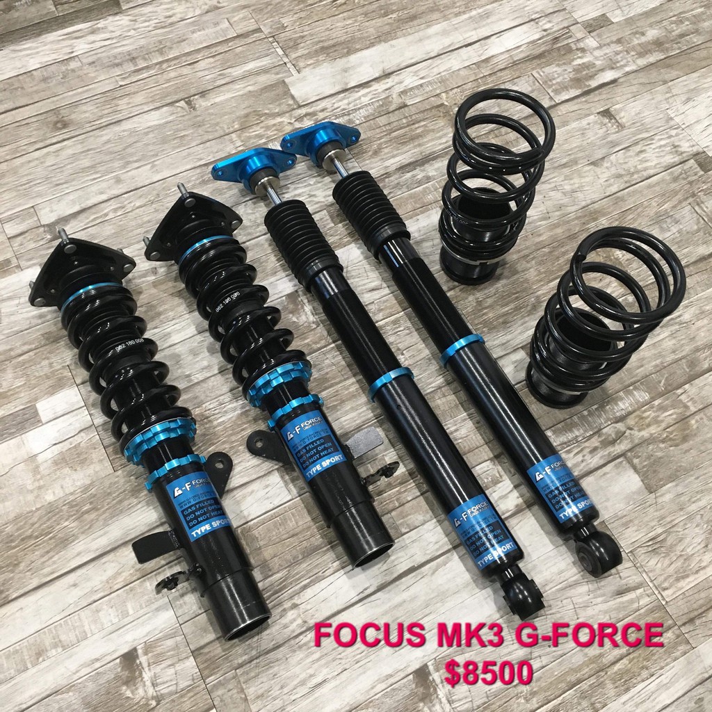 【品太】(保固四個月) FOCUS MK3 MK3.5 G-FORCE 高低軟硬可調避震器 極新品 整新品