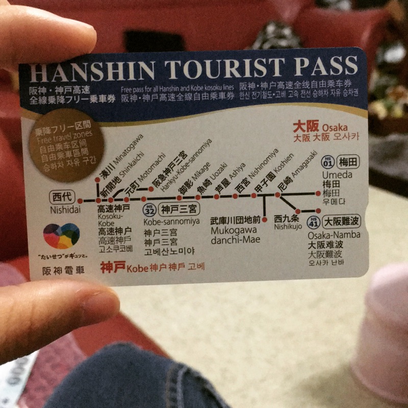 阪神電車一日券