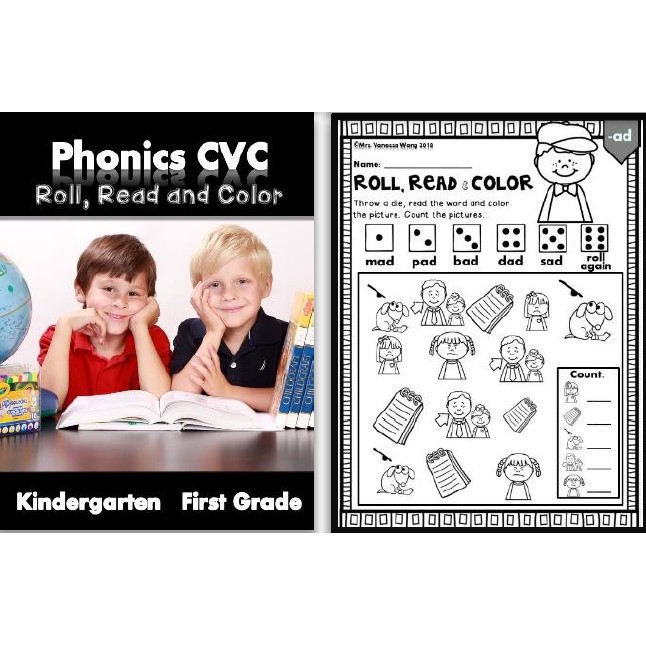 EC04-英文字族（Phonics CVC）遊戲系列 全英文教材 特殊教育 幼兒啟蒙教育