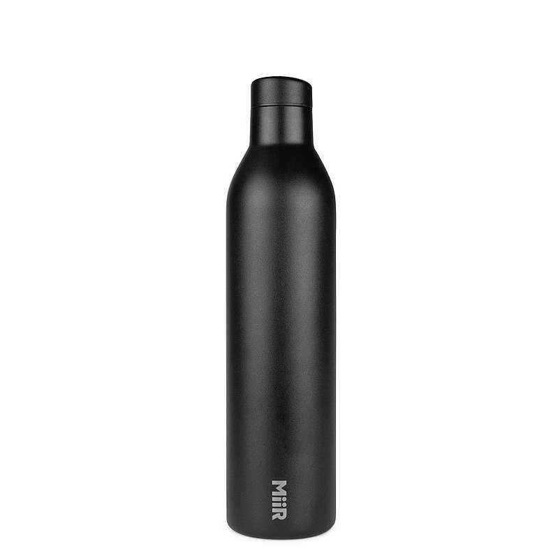 MiiR Wine 雙層真空 保溫/保冰 酒瓶造型保溫瓶 25oz/750ml 經典黑