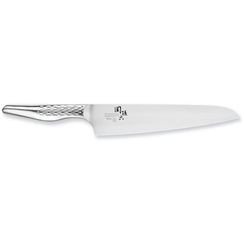 日本貝印KAI匠創名刀關孫六 流線型握把一體成型不鏽鋼主廚刀(21cm)-AB5159