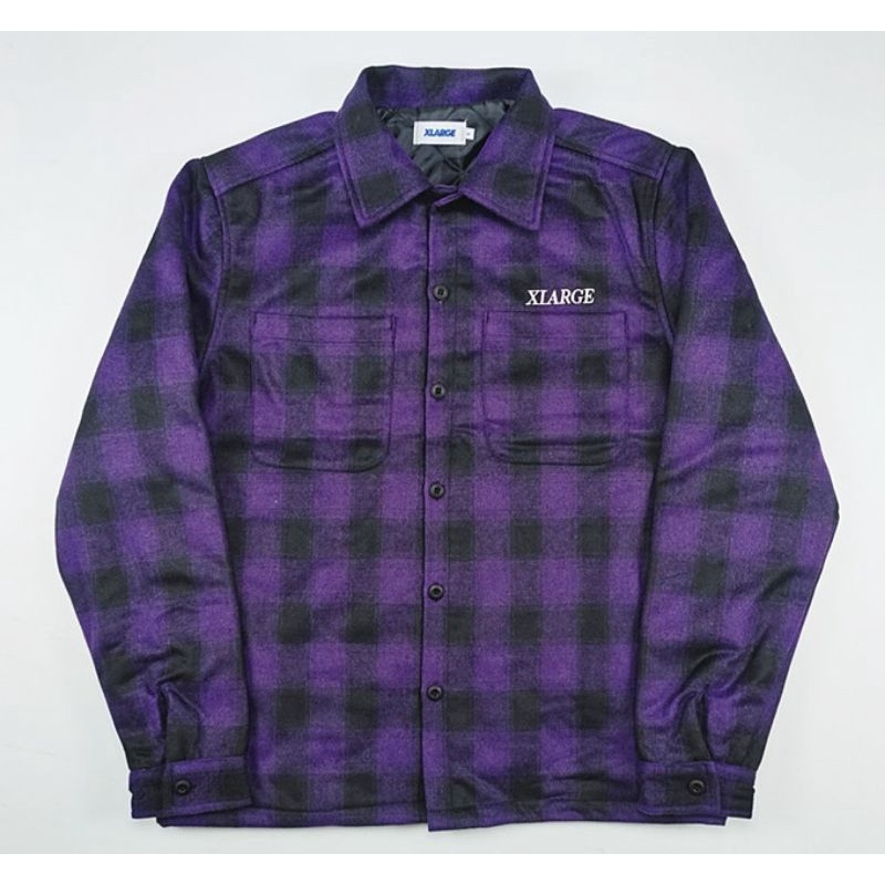 正品 XLARGE 襯衫式 夾克 外套 嘻哈 饒舌 尺寸：S~XL