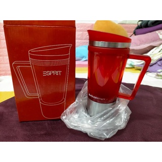SPRIT紅色透明感隨行杯