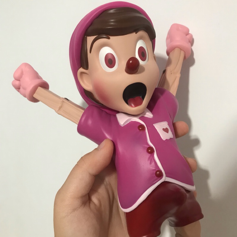 現貨 Mighty Jaxx A Wood Awakening 小木偶皮諾丘粉紅色情人節限定版 蝦皮購物