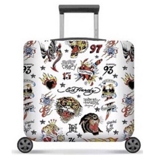 臺灣現貨 當日出貨 Ed Hardy 原廠 全聯 福箱 福袋 萬國通路 埃德哈迪白 白色 eminent 機師箱 行李箱