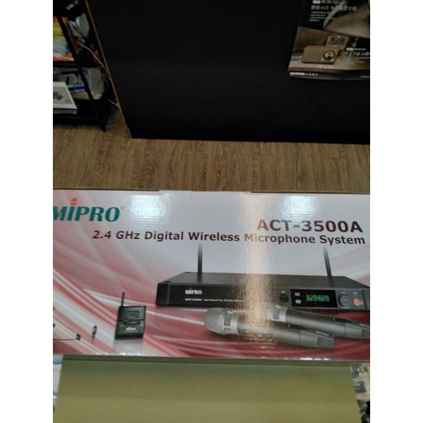 MIPRO-型號ACT-3500A（無線麥克風）(下單前請先確認）