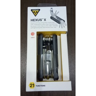 (BJ4單車) TOPEAK 經典款21功能工具組 Hexus X 六角板手組/打鏈器/挖胎棒 自行車配件