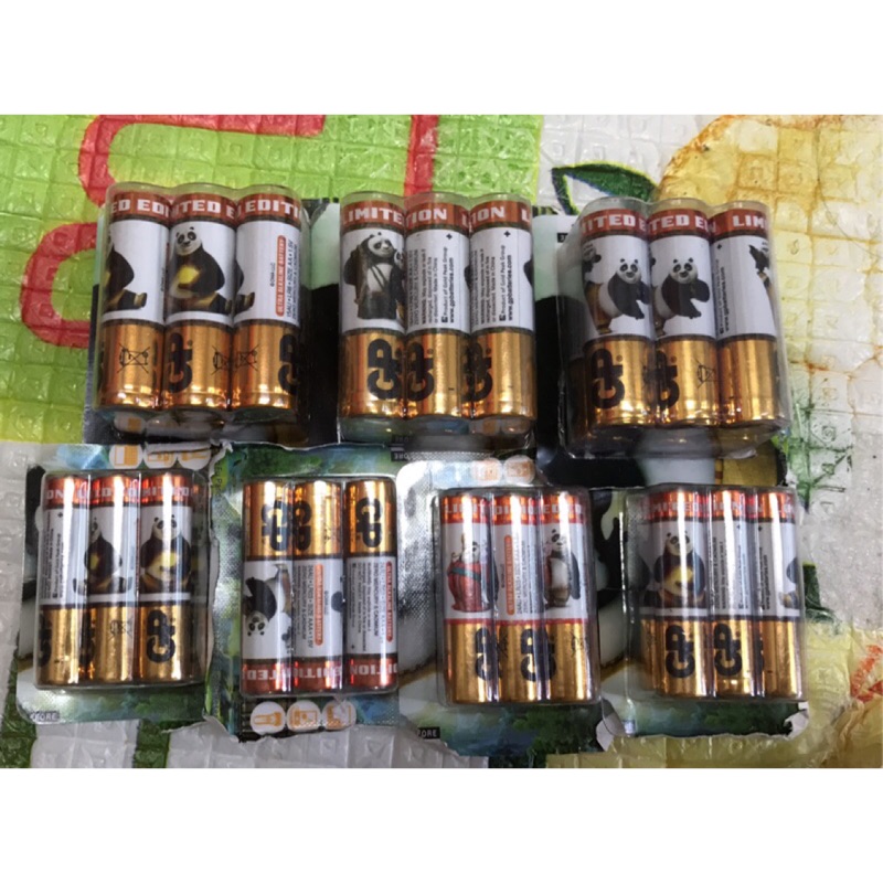 GP 功夫熊貓3 限量版 3號/4號特強鹼性電池(6粒) 原價115