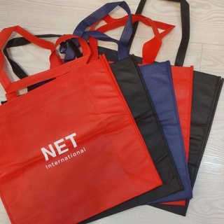 💥NET💢不織布環保購物袋✴️全新 最新奶茶色上架囉！