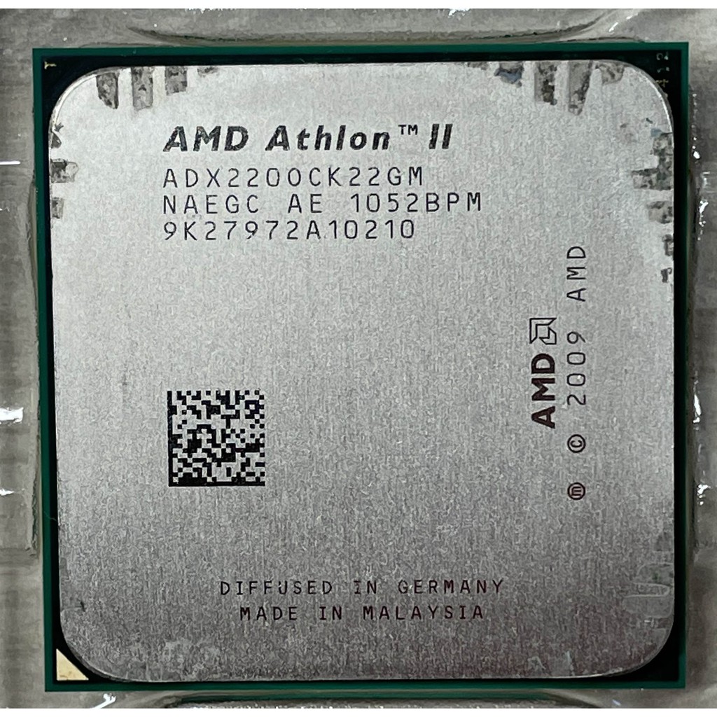 ⭐️【AMD Athlon II X2 220 2核心/2.8 GHz/AM3 腳位】⭐ 正式版/無風扇/個人保固1個月