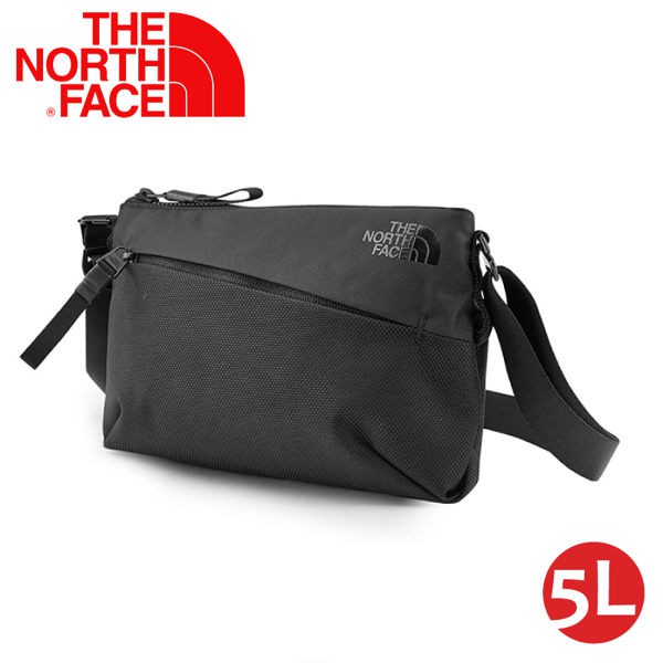 【The North Face 5L 側背包《黑》】3KWU/斜背包/隨行包/零錢包/運動/跑步/悠遊山水