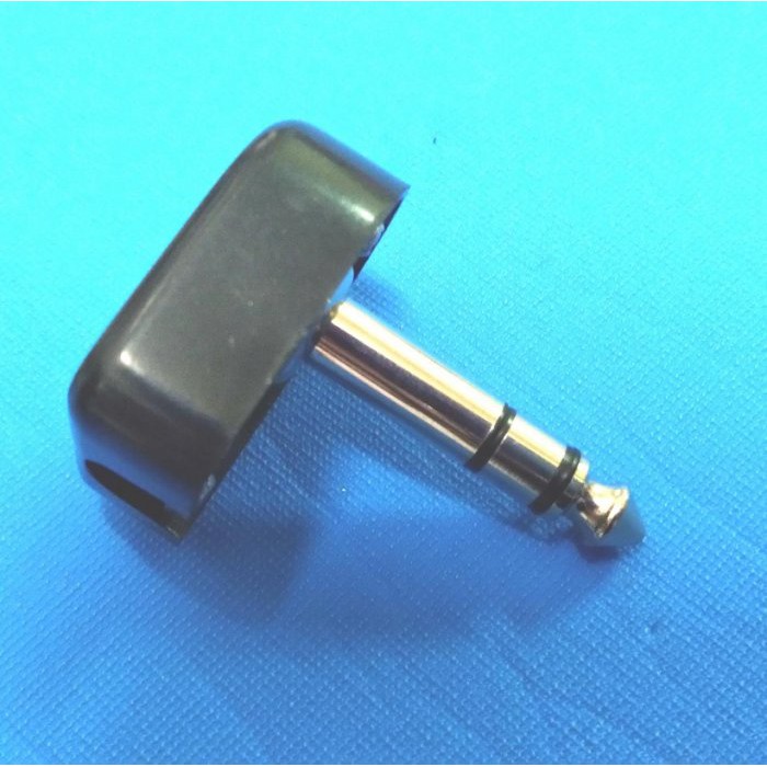 導體接頭 6.3立體公 6.3mm 公 6.3mm 立體音公頭 6.3 接頭 90 度 免焊接 螺絲型 電木殼