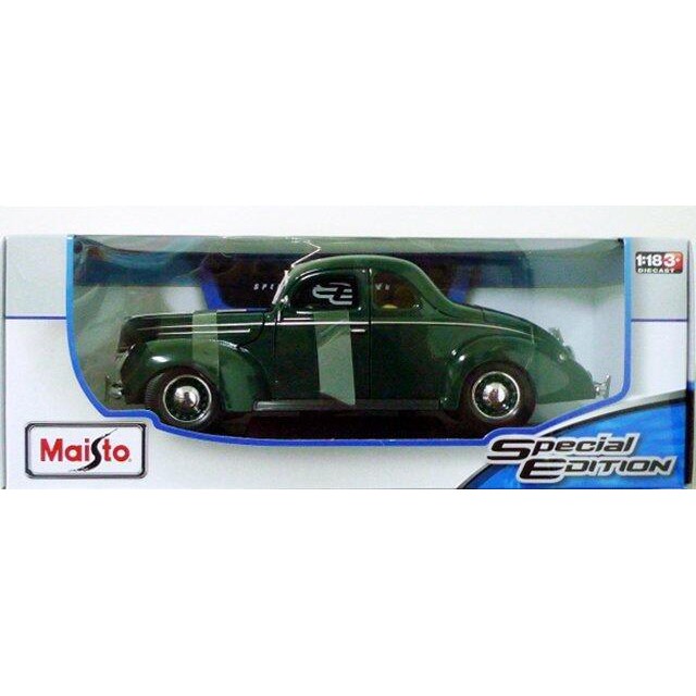 *玩具部落*超跑賽車 骨董車 模型車 合金車 1/18 1939 經典 Ford Deluxe 綠 特價799元