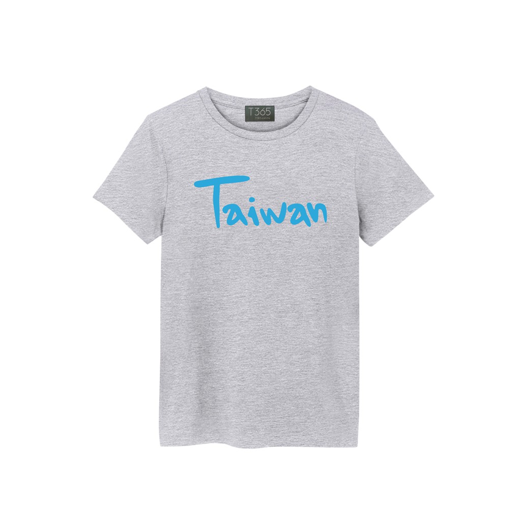 T365 TAIWAN 台灣 臺灣 愛台灣 國家 字型 麥克筆 英文 單字 天空藍 T恤 男女可穿 下單備註尺寸 短T