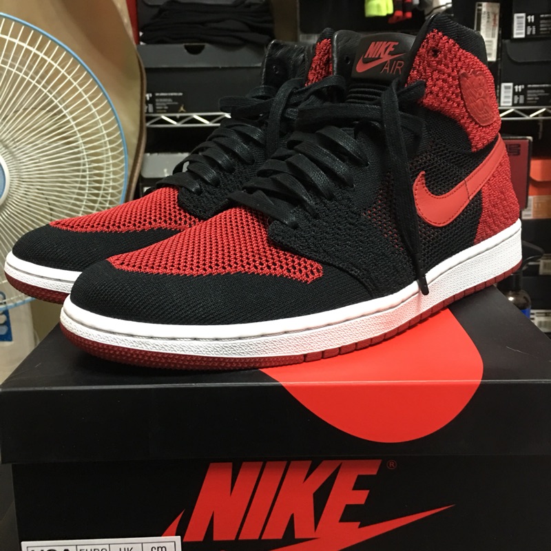 Air Jordan 1 Retro Flyknit 919704-001 "Banned" 二手 US12