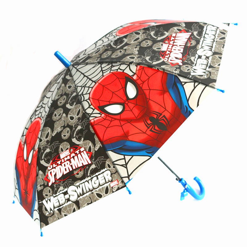 兒童雨傘 學生卡通可愛雨傘遮陽防晒公主傘 蜘蛛人
