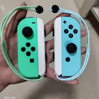SWITCH 動物森友會 手把殼+slsr按鍵+手把繩的組合嗎
