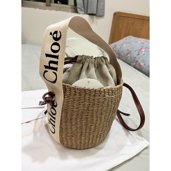 CHLOE small woody basket草編袋 水桶包 代購