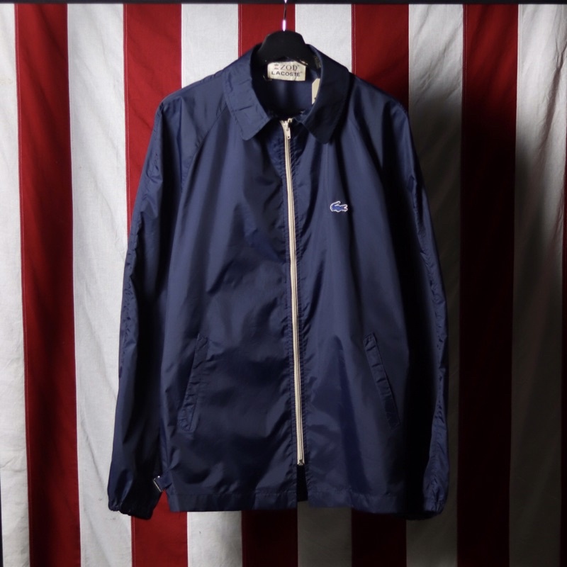 對抗世界 西門 Lacoste IZOD windbreak jacket 運動風衣 古著風衣外套 A-0318-02