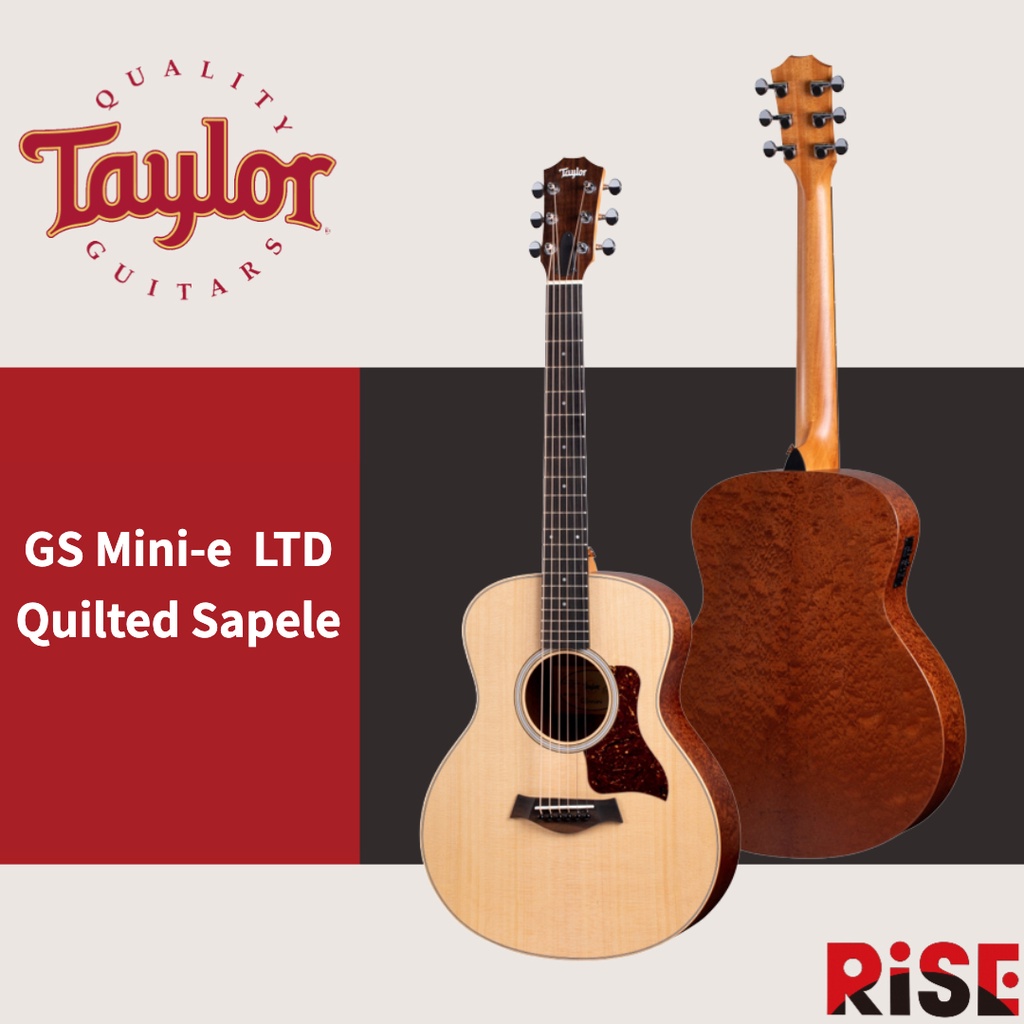 Taylor GS Mini-e QS LTD 限量版 面單板 旅行吉他【又昇樂器.音響】