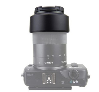 JJC CANON EOSM M2 M3 M10 EF-M 55-200mm專用ET-54B遮光罩ET54B