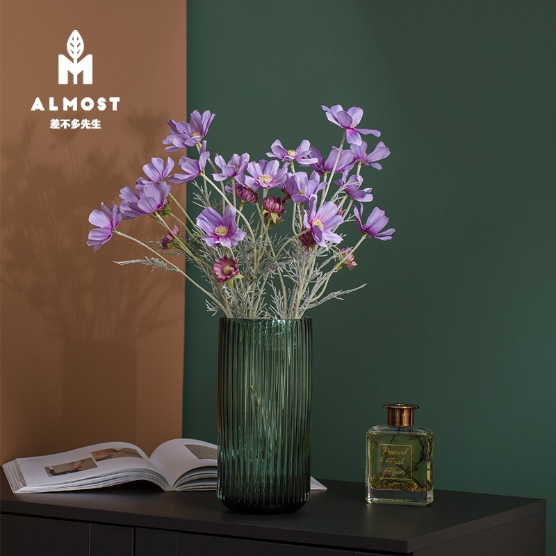 現貨 差不多先生仿真花波斯菊小雛菊假花格桑花客廳餐桌裝飾仿真花藝 蝦皮購物